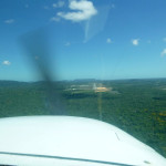 Passando pelo Suriname entre duas asas e uma hélice. E Guiana Francesa.