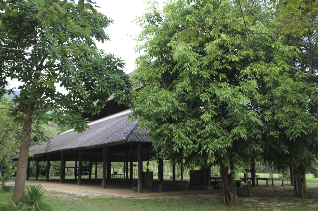 Hall de meditação onde passamos a maior parte do tempo tentando meditar